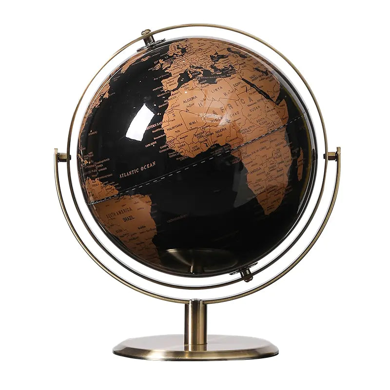 Home Decor World Globe Retro Map Globe Office Decor Accessories - American Ecommerce