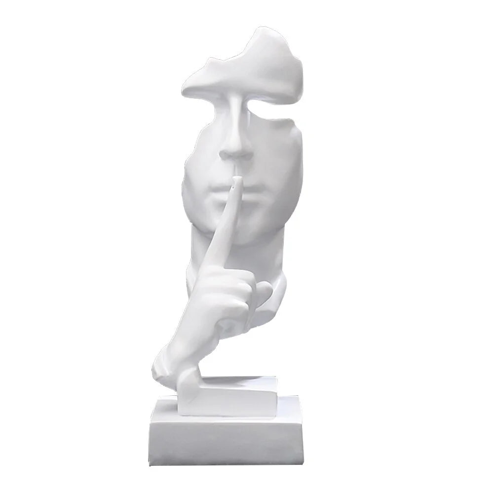 Nordic Resin Silence Sculpture - American Ecommerce