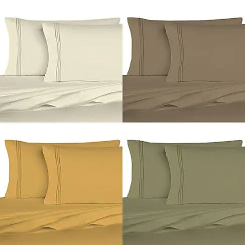 The Good Living Super Cool Micro Fiber Bed Sheets Set of 6 - American Ecommerce