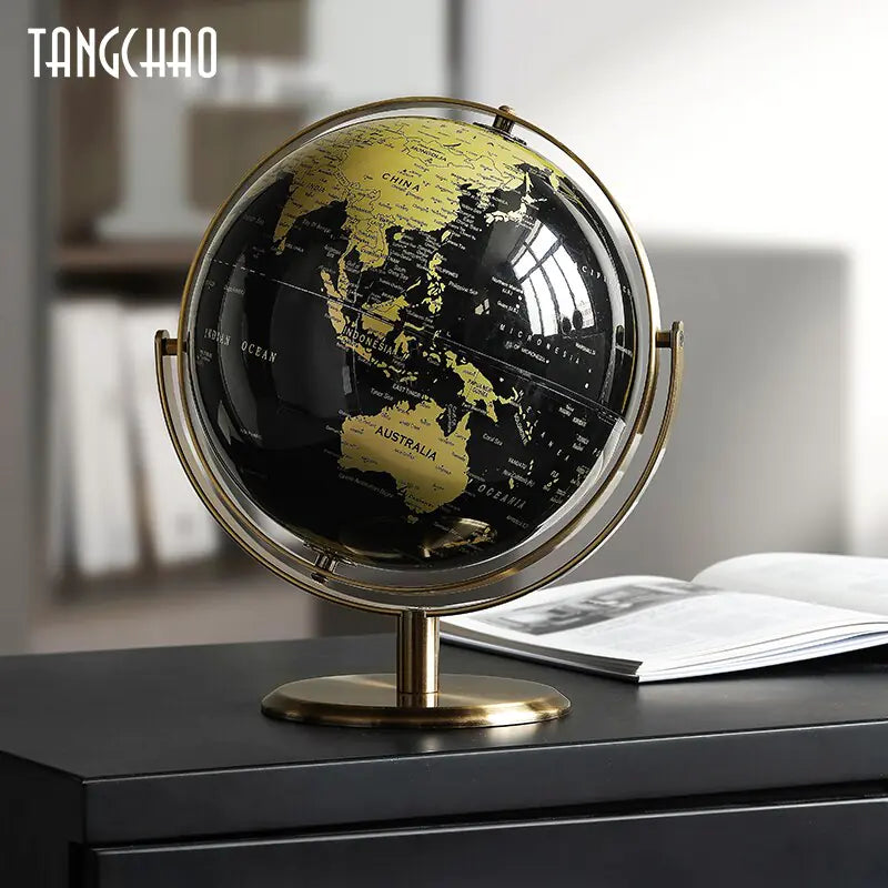 Home Decor World Globe Retro Map Globe Office Decor Accessories - American Ecommerce