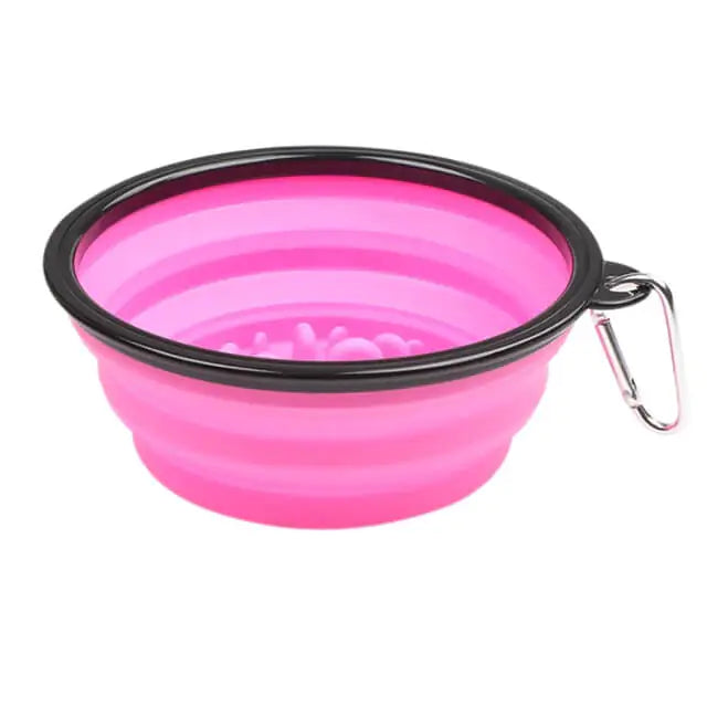 Portable Anti-Gulp Slow Feeder Dog Bowl